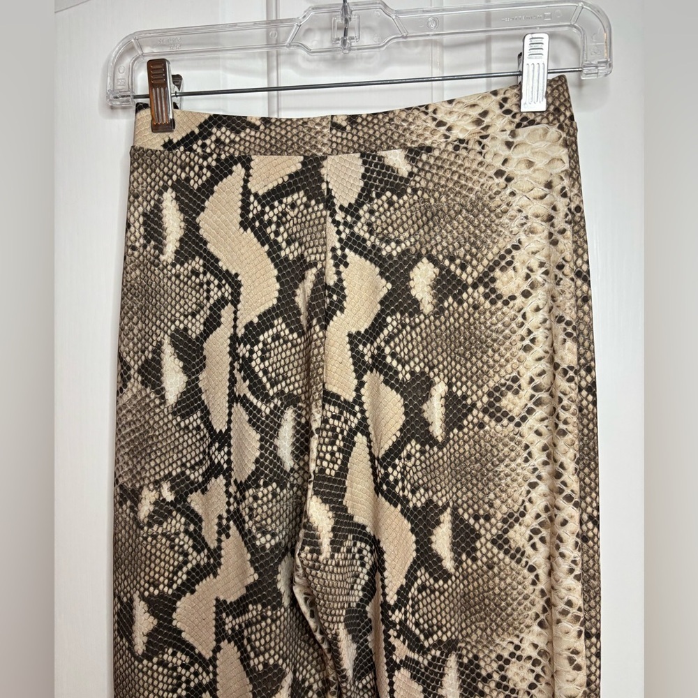 NWT Stella McCartney Python Print Trousers in Bro… - image 9